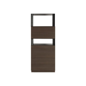 Customizable Brown Walnut Veneer Wood Cabinet HE3712