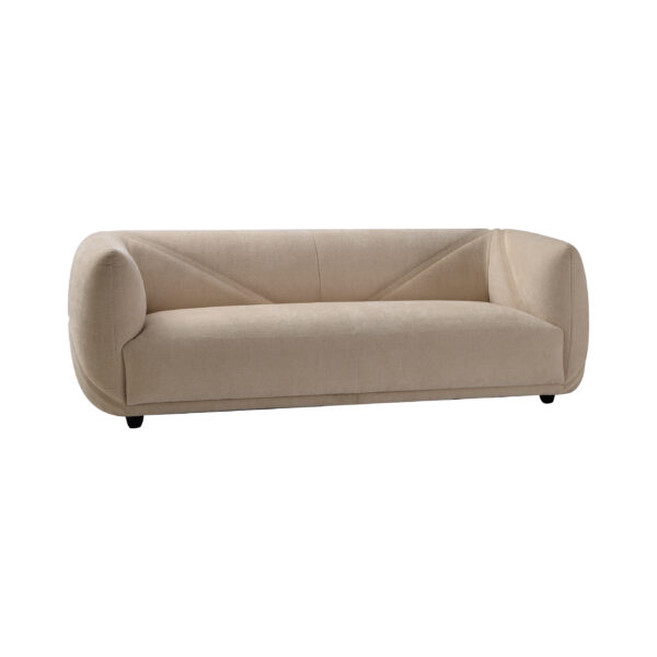 JHB197-Sofa-HD-Beige Curved Fabric Mochi Sofa JHB197