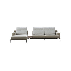 L Shape Chaise Fabric Sectional Sofa JHB136