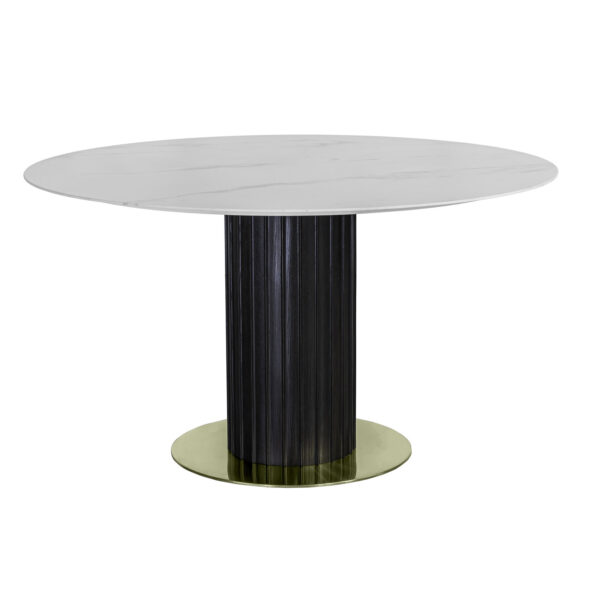 A956 238# Ceramic Sintered Stone Round Dining Table A956